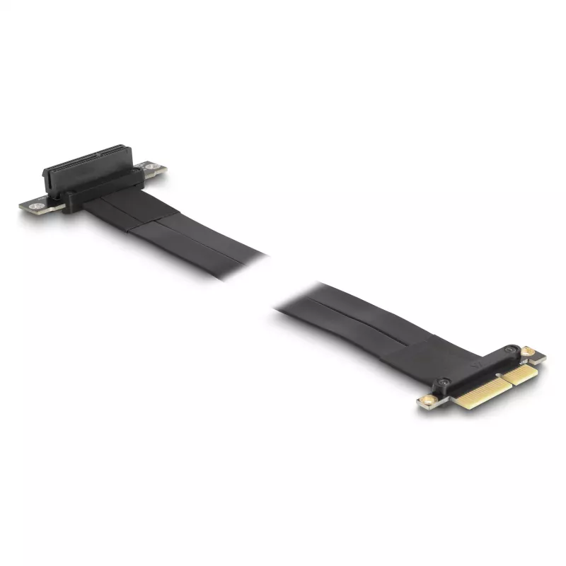DeLOCK Karta riser PCI Express x4 męski na x4 slot 90° kątowy z kablem 60 cm