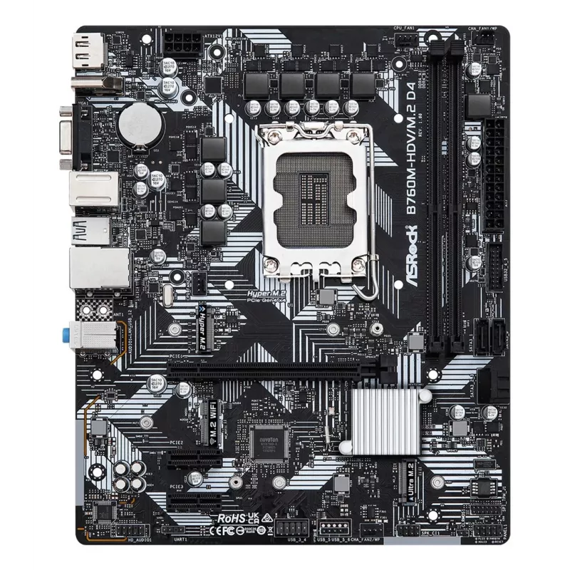 ASRock B760M-HDV/M.2 D4 DDR4 LGA 1700 Micro-ATX Płyta główna