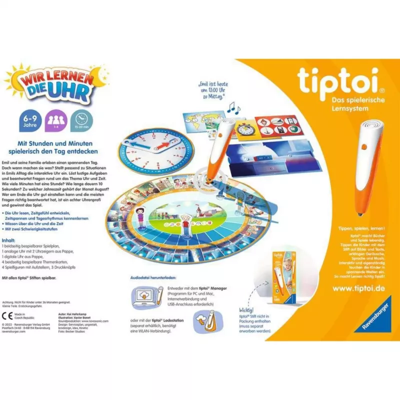 tiptoi 00126 gra planszowa 15 min. edukacyjna