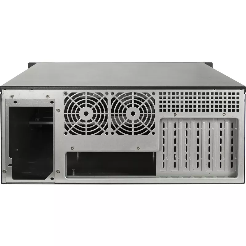 Obudowa rack INTER-TECH IPC 4U-4508 Czarny — 4U obudowa serwerowa/PC, do montażu w szafie