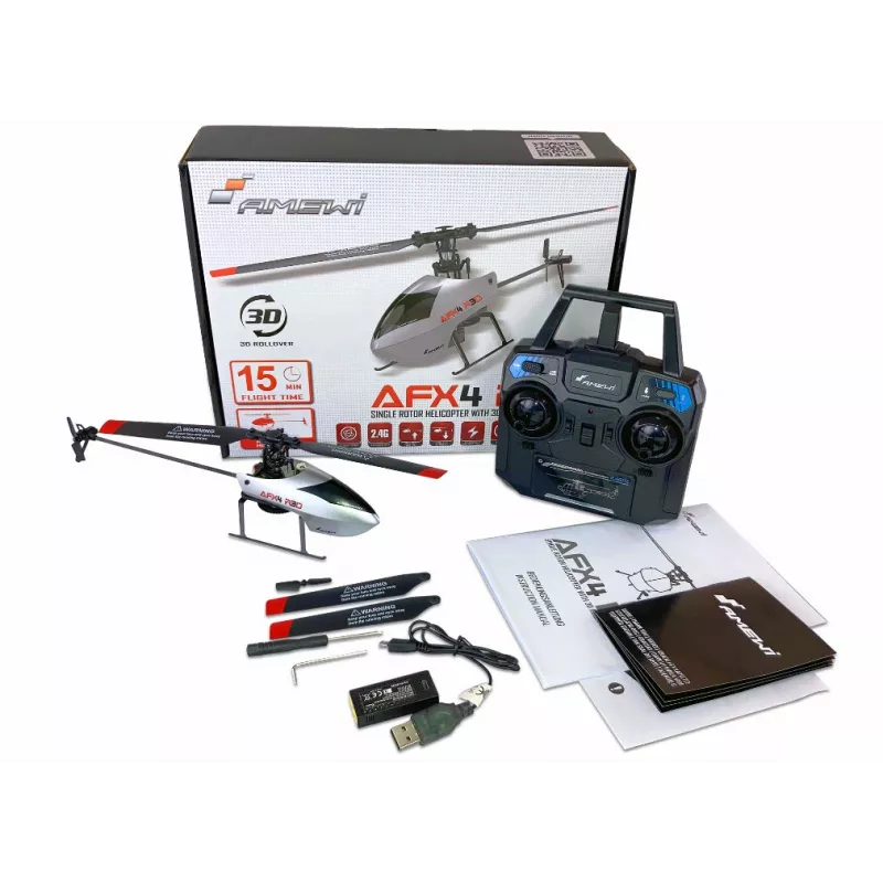 Amewi AFX4 zdalnie sterowany model RC Helikopter Silnik elektryczny (25329)
