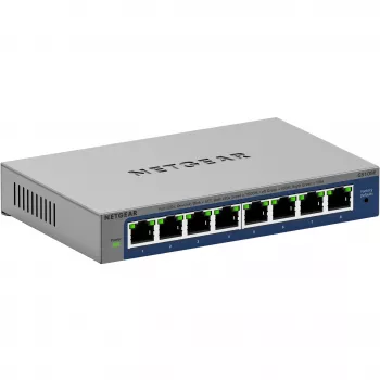 NETGEAR GS108Ev4 Unmanaged L2/L3 Gigabit Ethernet (10/100/1000) szary