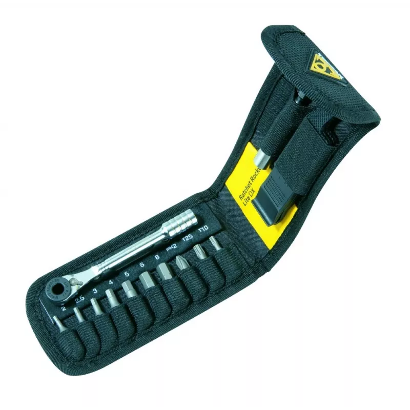 Zestaw kluczy TOPEAK Ratchet Rocket Lite DX, kompaktowe narzędzie wielofunkcyjne z grzechotką (T-TT2524)