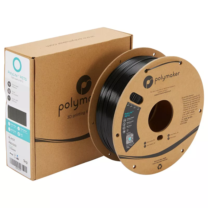 PETG 1,75mm CZARNY 1kg