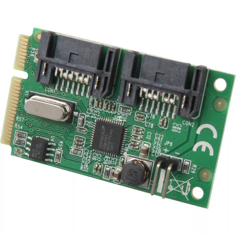Delock Mini PCIe I/O PCIe pełnowymiarowy 2 x SATA 6 Gb/s (95233)