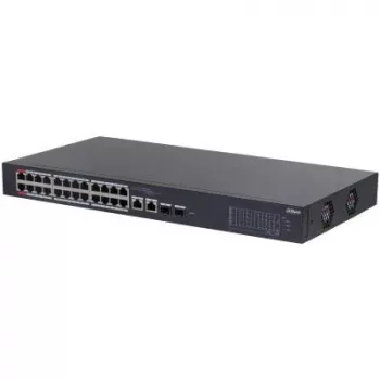 Przełącznik sieciowy Dahua Technology DH-CS4226-24ET-375 Zarządzalny L2 Gigabit Ethernet (10/100/1000) Power over Ethernet (PoE) Czarny