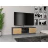 Stolik RTV Top e Shop RTV 120 ANTR/ARTIS — 1200×400×360 mm, blat i rama antracyt, płyta wiórowa, 2 półki