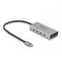 DeLOCK USB Hub 10 Gbps Type-C 4 Porty PD 85W Kabel 30 cm