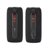 Przenośny głośnik stereo TRACER Stripe Czarny — 10 W RMS, Bluetooth/przewodowy, USB-A i USB-C, MicroSD, wbudowany akumulator (do 5 h)