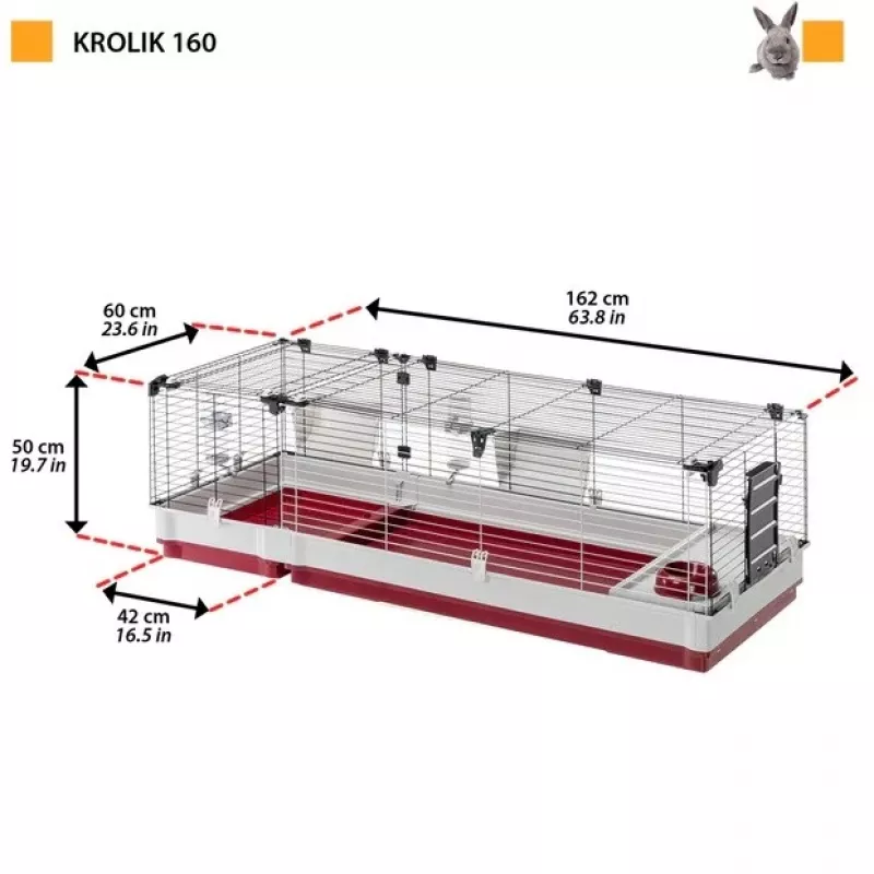 FERPLAST Krolik 160 - Klatka