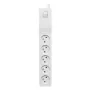 Listwa przeciwprzepięciowa LESTAR ZX 510 G-A K.:SZ 1,5 m biała 5 gniazd AC