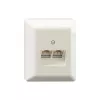 Rutenbeck Uniwersalna jednostka przyłączeniowa UAE8/8 8/8 LSA Aprw — modułowy panel zakończeniowy telefoniczny/sieciowy