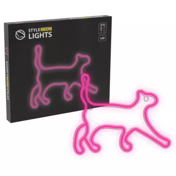 Dekoracyjne światło LED w stylu neonu MANTA SNL70PK Style Neon Lights CAT 2 różowe (model SNL70PK)