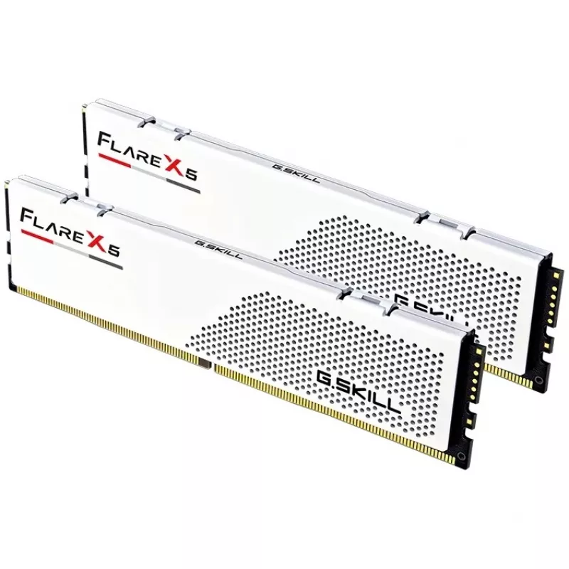 DIMM 64 GB DDR5-6000 (2x 32 GB) Dual-Kit, Arbeitsspeicher weiß, F5-6000J3636F32GX2-FX5W, Flare X5, INTEL XMP, AMD EXPO