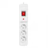 Listwa zasilająca ARMAC MULTI M3 PROTECTING POWER STRIP, 3 gniazda, kabel 3 m, szara
