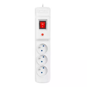 Listwa zasilająca ARMAC MULTI M3 PROTECTING POWER STRIP, 3 gniazda, kabel 3 m, szara