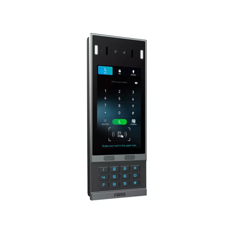 System wideodomofonowy Fanvil i67 2 MP 17,8 cm (7 inch) Czarny, Szary