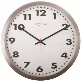 Zegar ścienny NeXtime 2519 Arabic, Ø25 cm, biały