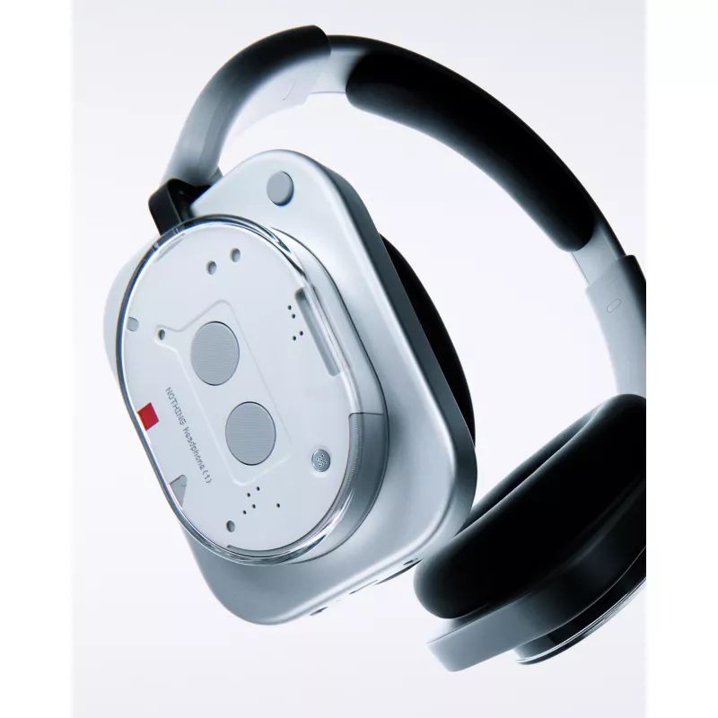Słuchawki Nothing Headphone (1) nauszne przewodowe i bezprzewodowe do rozmów / muzyki USB Type-C Bluetooth czarne, białe