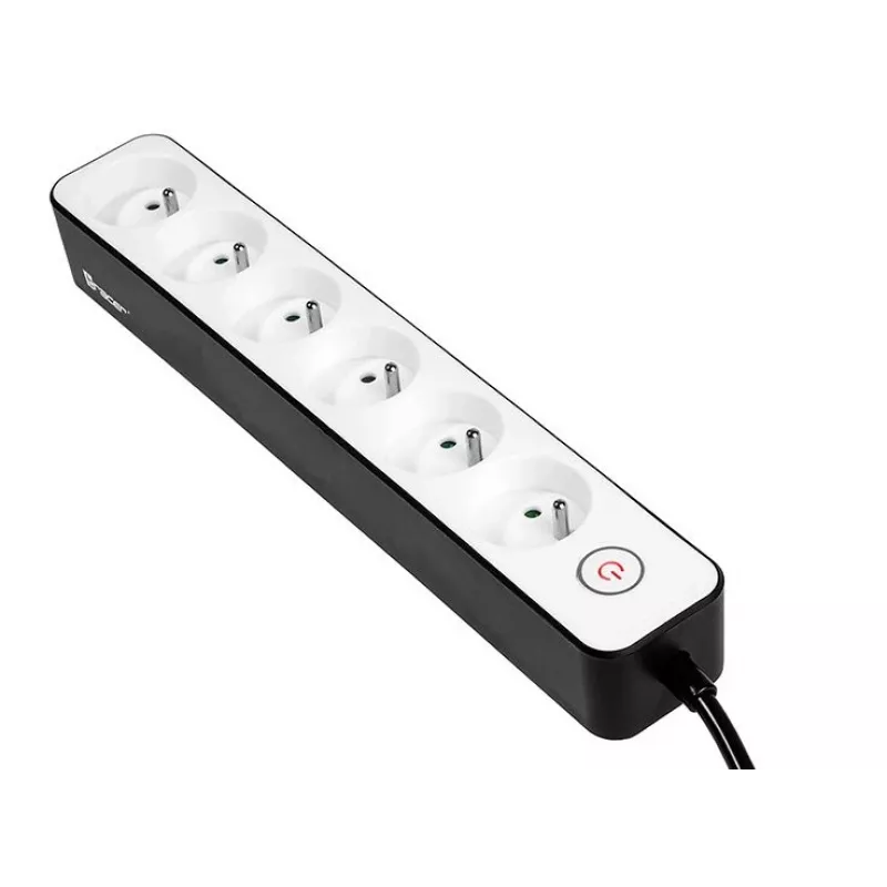 Listwa zasilająca TRACER Zebra 1,5 m 6 gniazd