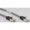 Kabel krosowy Goobay CAT 8.1, S/FTP (PiMF), szary, 0,5 m - LSZH bezhalogenowy, miedź AWG 24 (55135)