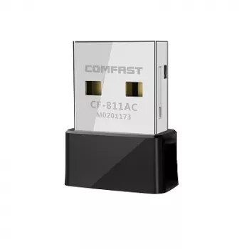 Adapter USB Wi‑Fi Comfast CF-811AC — dwupasmowy 2,4 GHz/5 GHz, do 650 Mb/s
