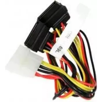Super Micro Supermicro - Zasilacz - Wewnętrzny zasilacz, 4-pin (M) do SATA Power (W) - 30 cm (CBL-0289L)