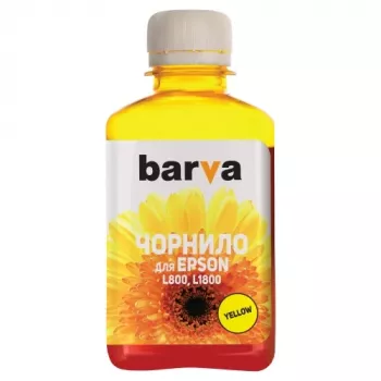 Kompatybilna butelka z tuszem Barva Epson T6734 L800/L810/L850/L1800 C13T67344A, żółta