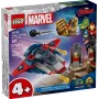 Zestaw klocków konstrukcyjnych LEGO Marvel Super Heroes Kapitan Ameryka Thanos 76319 — 107 elementów, 2 minifigurki, wiek 4+