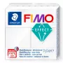 Modelina FIMO effect biała półprzezroczysta 8010-014 — efekt półprzezroczystej bieli, miękka glinka polimerowa, kostka 57 g