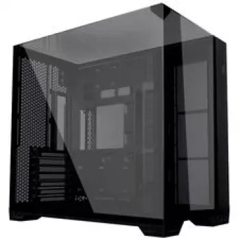 Lian Li O11 Vision Compact PC-Enclosure Bundle + 3x UNI FAN SL-INF 120 Reverse Blade Fan - czarny