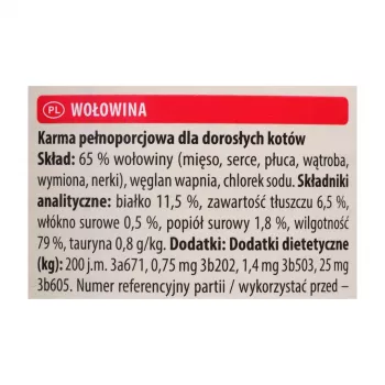 ANIMONDA Carny Adult Beef - mokra karma dla kota - 400g