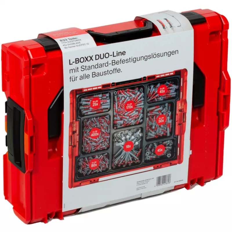 Zestaw kołków Fischer L-BOXX 833 szt.