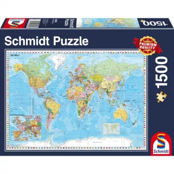 Puzzle Schmidt Spiele 58289 1500 szt. Mapy