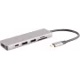 Stacja dokująca do laptopa S/CONN 14-05027 przewodowa USB 3.2 Gen 1 Type-C szara