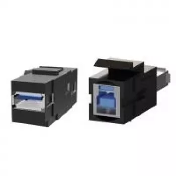 Adapter do zmiany złącza Bachmann 917.400 USB 3.0 A na B Czarny