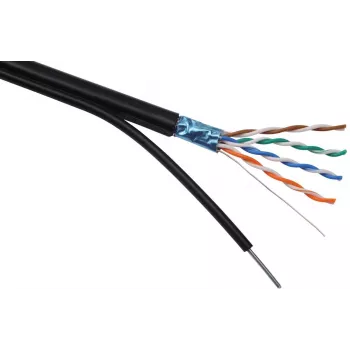 Kabel sieciowy Solarix SXKD-5E-FTP-PE-SAM RJ45 CAT5E 305m Czarny