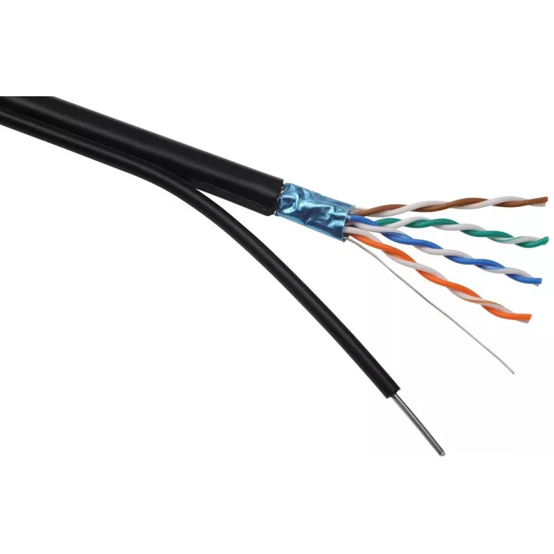 Kabel sieciowy Solarix SXKD-5E-FTP-PE-SAM RJ45 CAT5E 305m Czarny