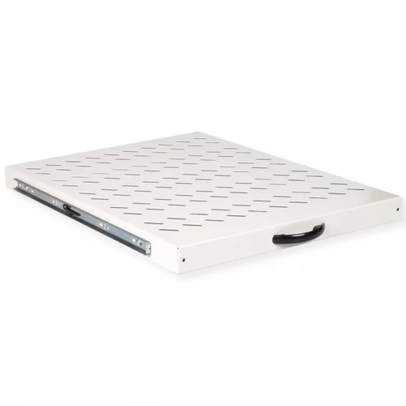 Półka rack ROLINE 19-calowa 1 U wysuwana 550 T 25 kg szara