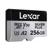 Karta pamięci microSD 256 GB C10 A2 U3 V30 205/150 MB/s Silver Plus