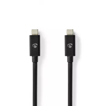 Nedis 2m USB-C kabel 4.0 Gen2x2, 240W, 20 Gbps (CCGB66020BK20)