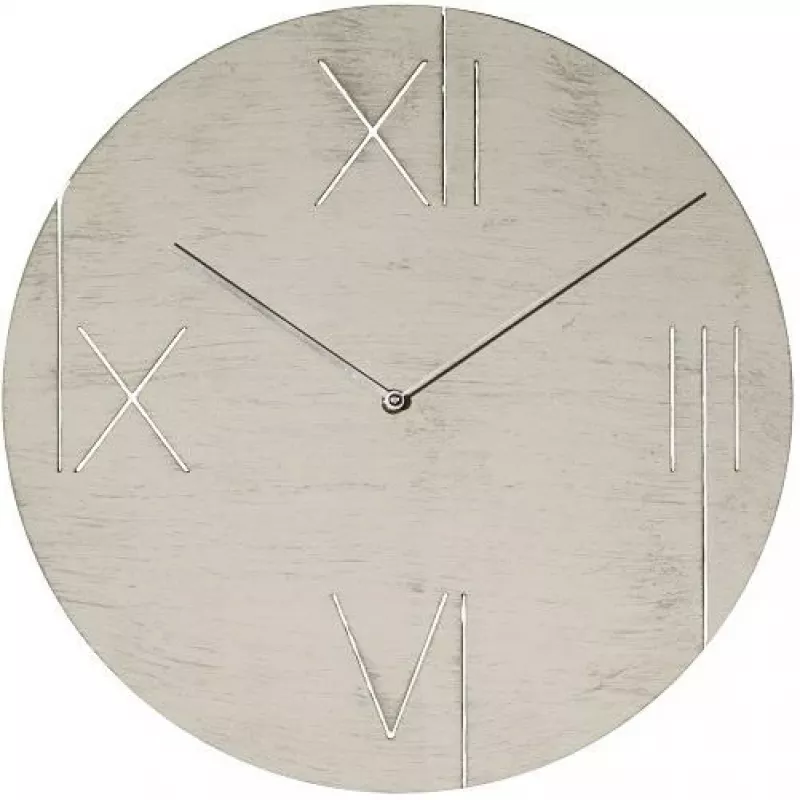 Zegar ścienny NeXtime Galileo 3104wi, Ø43 cm, Stary Biały