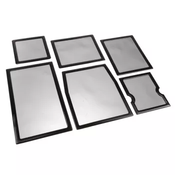 Zestaw filtrów przeciwkurzowych Demciflex do Cooler Master HAF XM - czarny/czarny