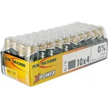 Bateria AA ANSMANN 5015681-888 1,5V opakowanie 40 szt. — standardowe ogniwa alkaliczne