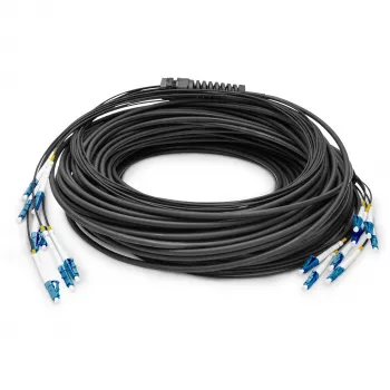 DIGITUS Vorkonfektionierte Fibre Optic Universal Breakout kabel, Singlemode OS2, 8 Fibres, LC/UPC - LC/UPC