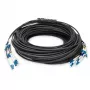 DIGITUS Vorkonfektionierte Fibre Optic Universal Breakout kabel, Singlemode OS2, 8 Fibres, LC/UPC - LC/UPC