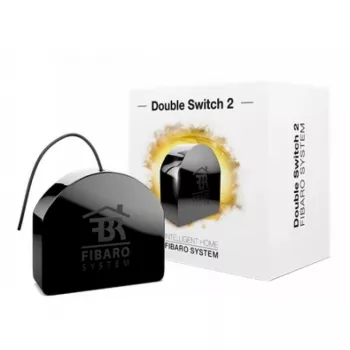 Przekaźnik elektryczny Fibaro FIBEFGS-223 Czarny — 230 V AC, 10 A, IP20, 42×38×20 mm