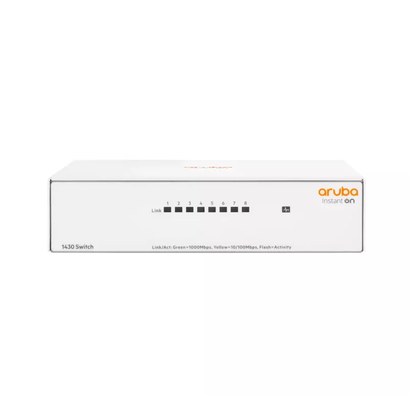 Niezarządzalny przełącznik Aruba Instant On 1430 8G L2 Gigabit Ethernet 8 portów