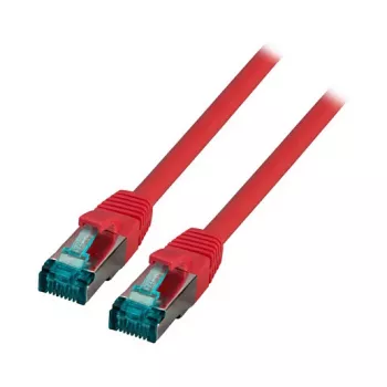 EFB-Elektronik RJ45 kabel krosowy Cat.6A S/FTP LSZH Czerwony 0,5m Producent: EFB Elektronik (MK6001.0,5R)