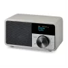 Radio stołowe Sangean DDR-7 Glacier srebrny z cyfrowym tunerem i Bluetooth